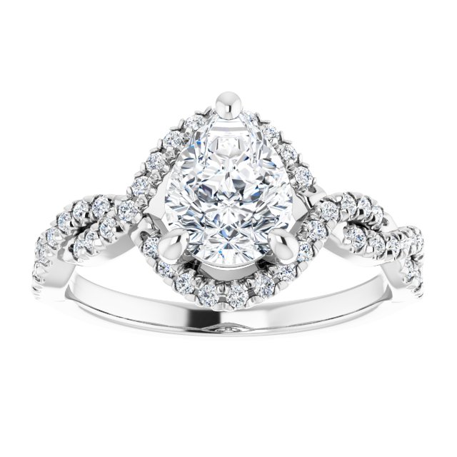 Halo-Style Engagement Ring