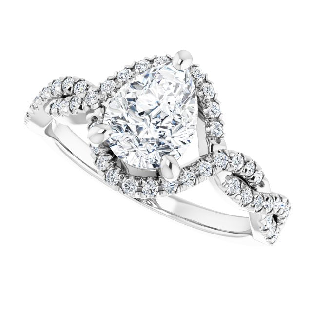 Halo-Style Engagement Ring