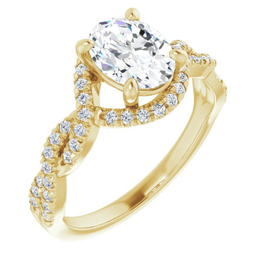 Halo-Style Engagement Ring