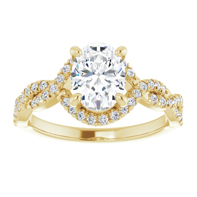 Halo-Style Engagement Ring