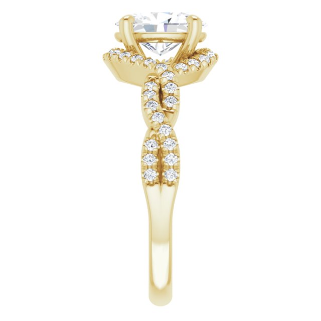 Halo-Style Engagement Ring
