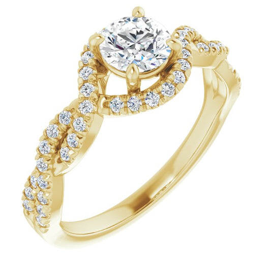 Halo-Style Engagement Ring