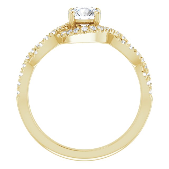 Halo-Style Engagement Ring