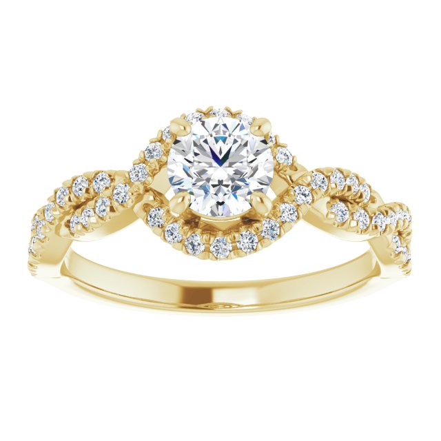Halo-Style Engagement Ring