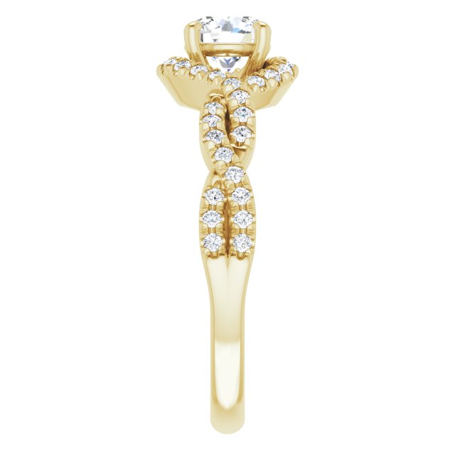 Halo-Style Engagement Ring
