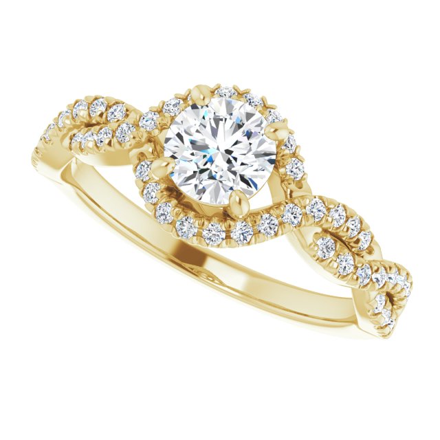 Halo-Style Engagement Ring