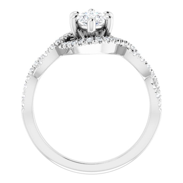 Halo-Style Engagement Ring