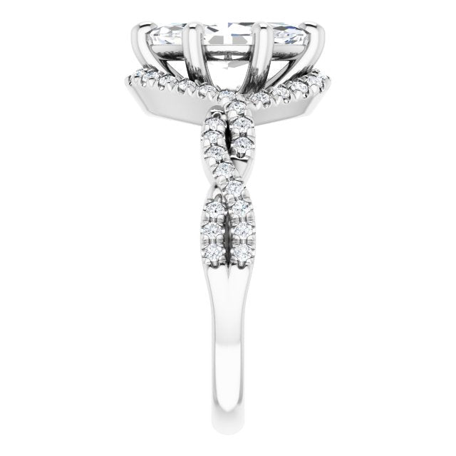 Halo-Style Engagement Ring