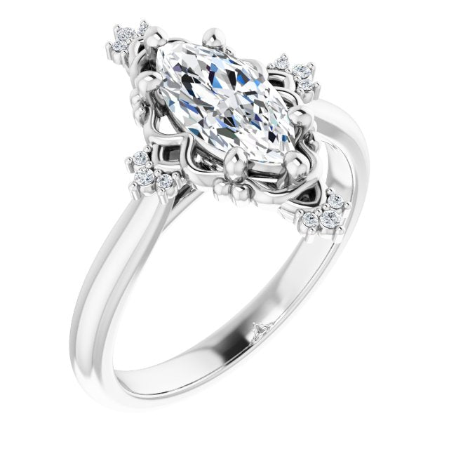 Accented Engagement Ring