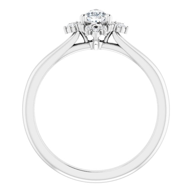 Accented Engagement Ring