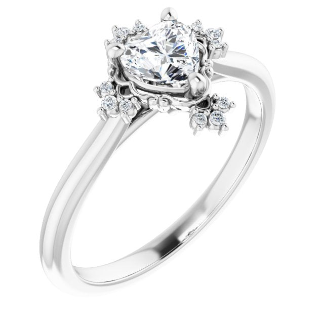 Accented Engagement Ring