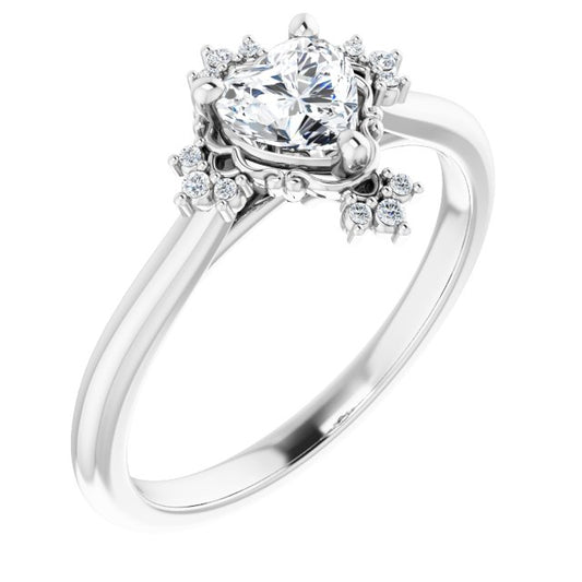 Accented Engagement Ring
