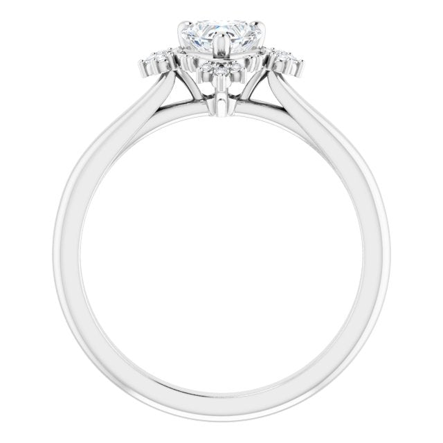 Accented Engagement Ring