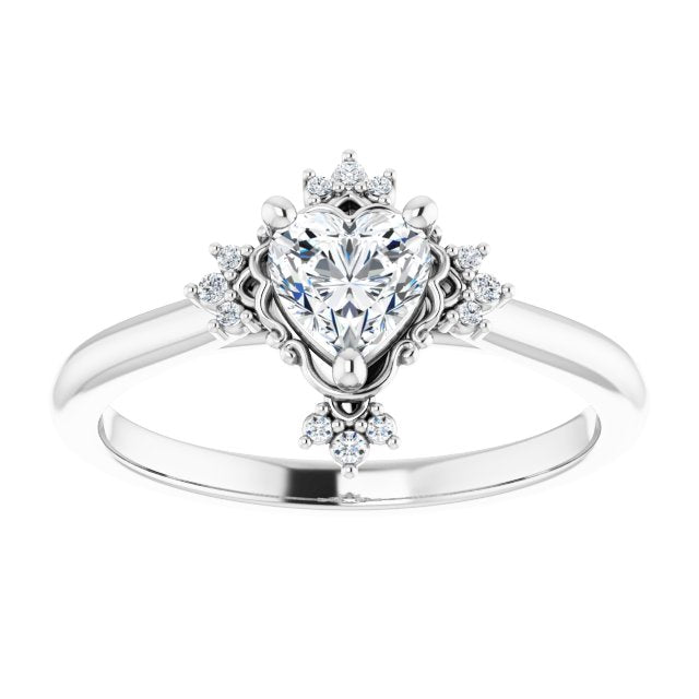 Accented Engagement Ring