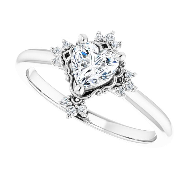 Accented Engagement Ring
