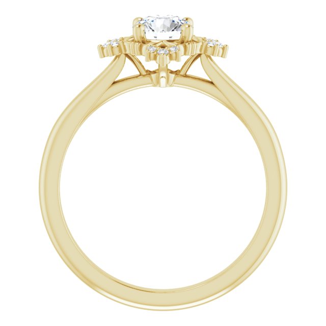 Accented Engagement Ring
