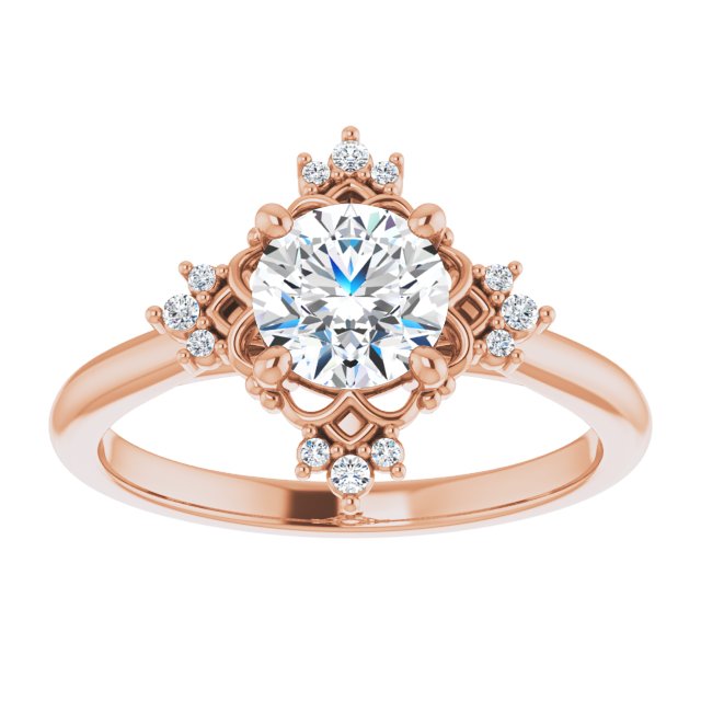 Accented Engagement Ring