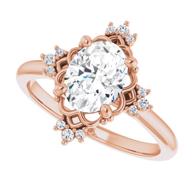 Accented Engagement Ring