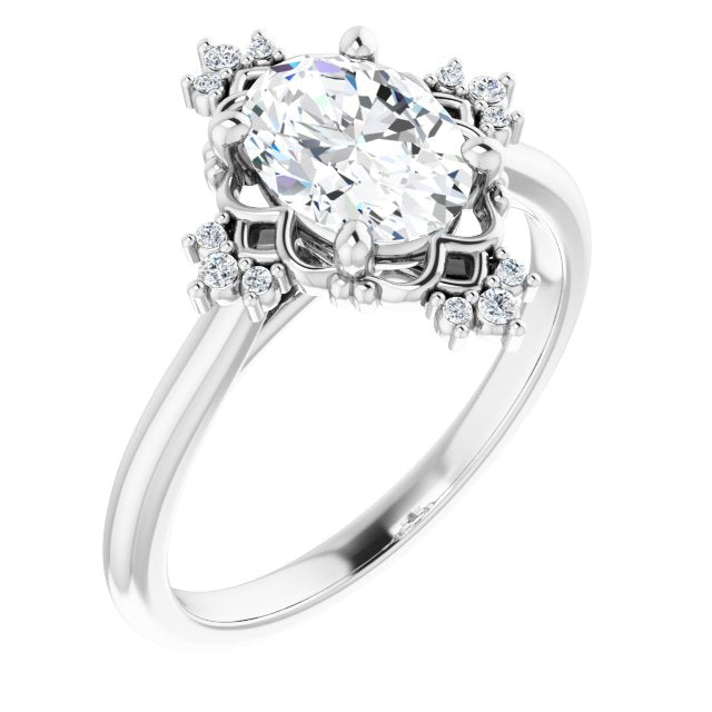 Accented Engagement Ring