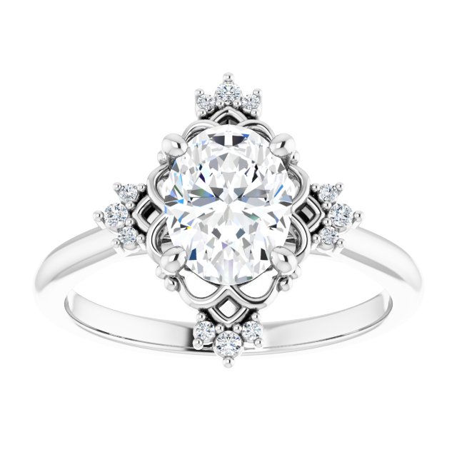 Accented Engagement Ring