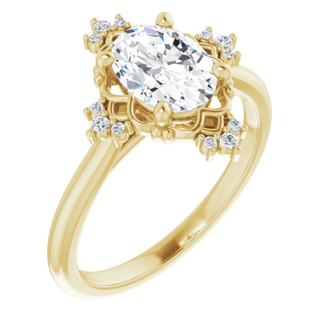 Accented Engagement Ring