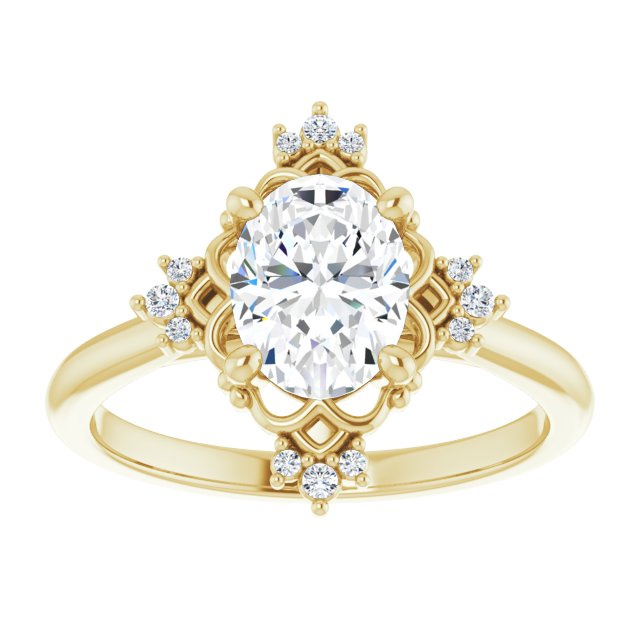 Accented Engagement Ring