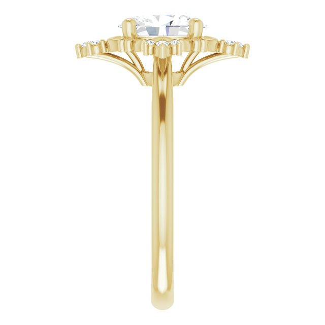 Accented Engagement Ring