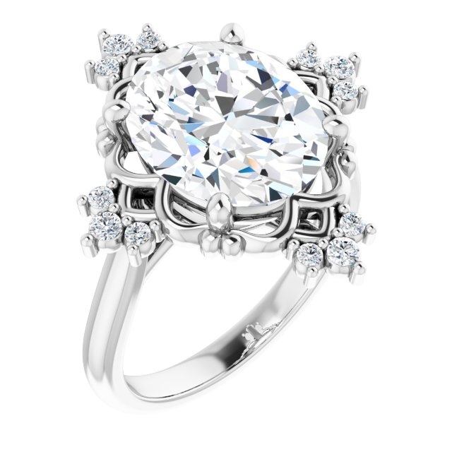 Accented Engagement Ring