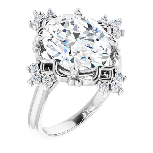 Accented Engagement Ring