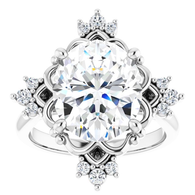 Accented Engagement Ring