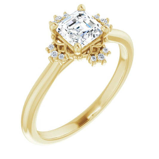 Accented Engagement Ring