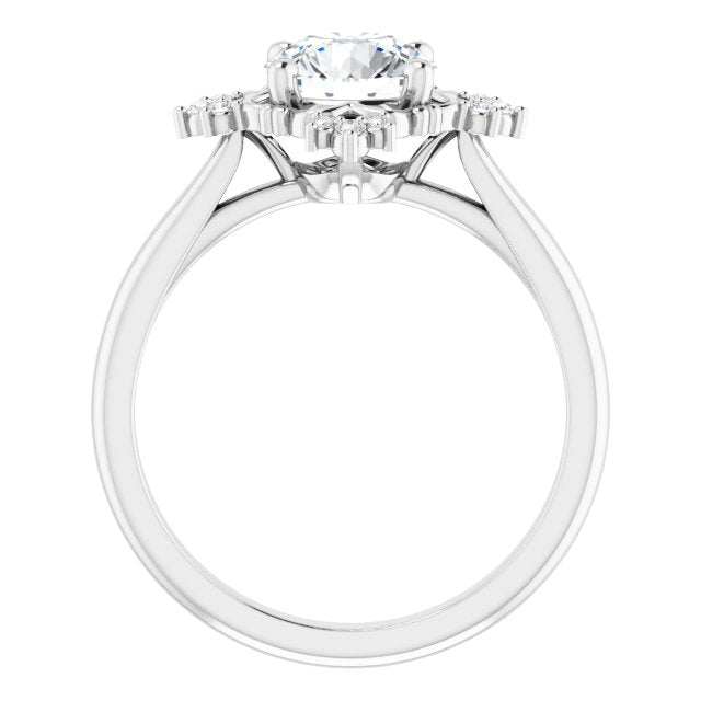 Accented Engagement Ring