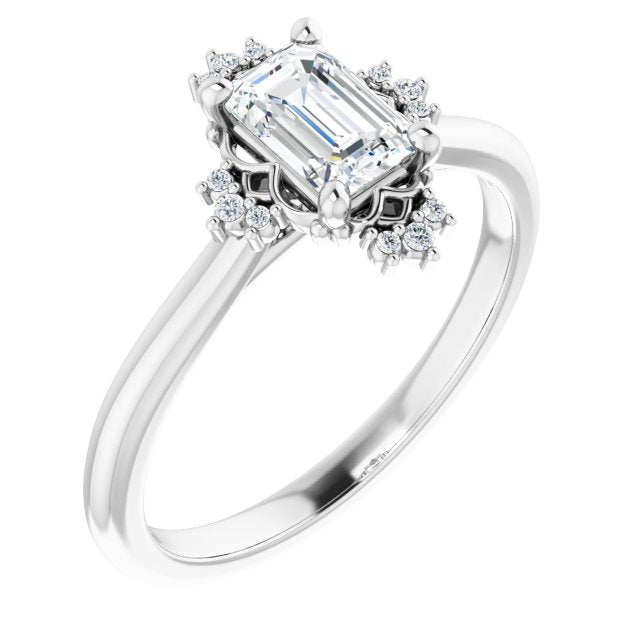 Accented Engagement Ring