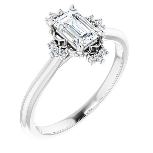 Accented Engagement Ring