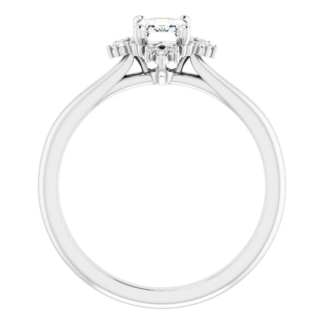 Accented Engagement Ring
