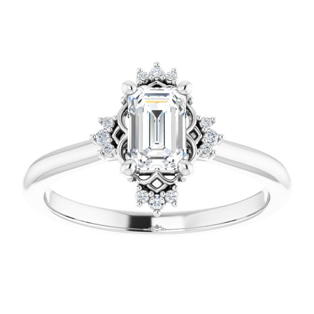 Accented Engagement Ring