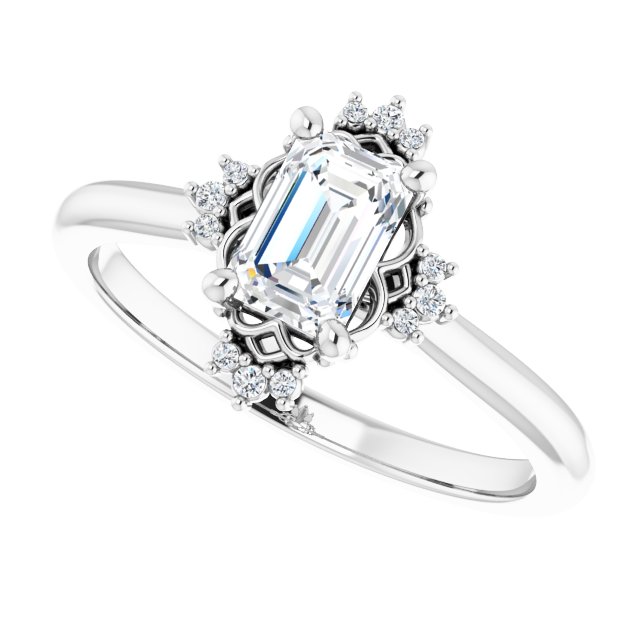Accented Engagement Ring