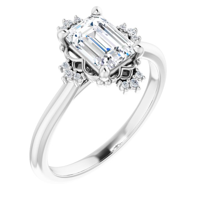 Accented Engagement Ring