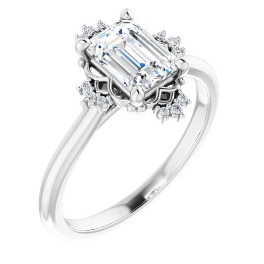 Accented Engagement Ring