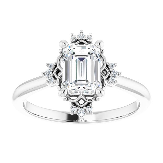 Accented Engagement Ring