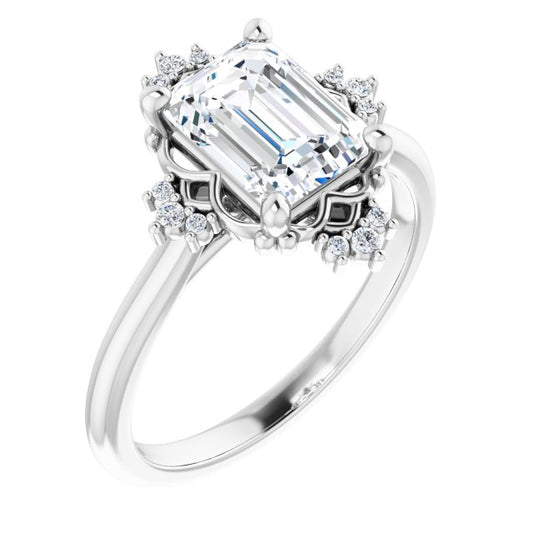 Accented Engagement Ring