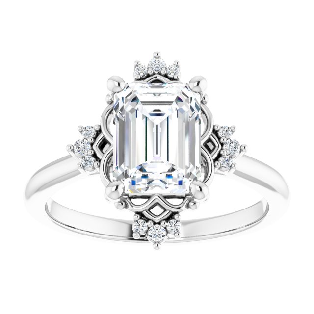 Accented Engagement Ring