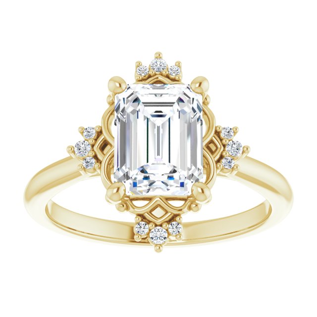 Accented Engagement Ring