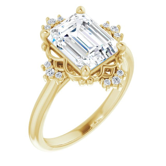 Accented Engagement Ring