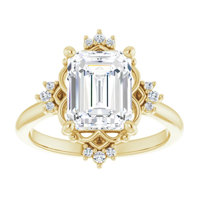 Accented Engagement Ring