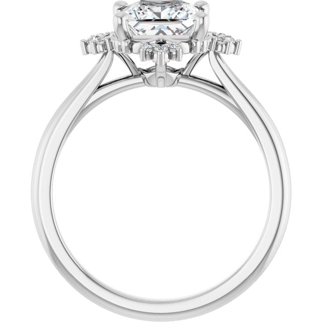 Accented Engagement Ring