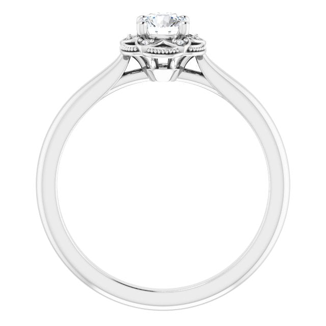 Halo-Style Engagement Ring