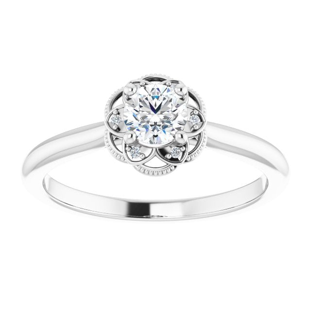 Halo-Style Engagement Ring