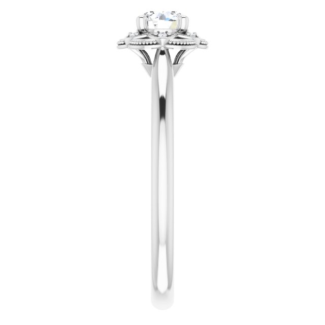 Halo-Style Engagement Ring