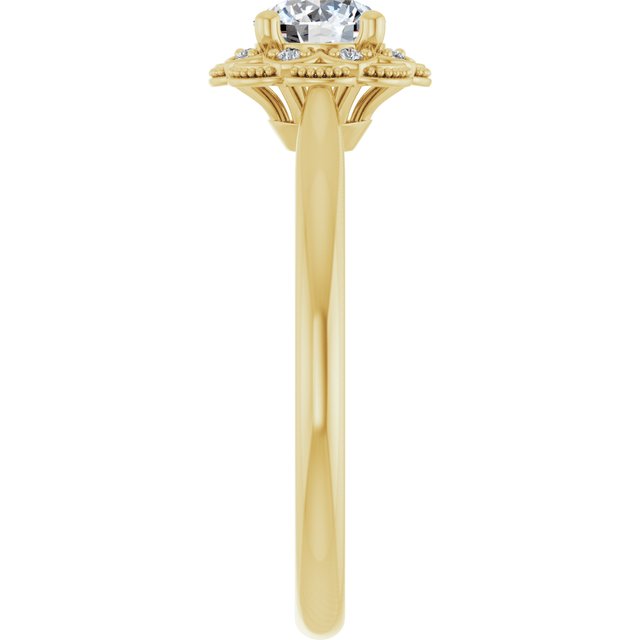 Halo-Style Engagement Ring